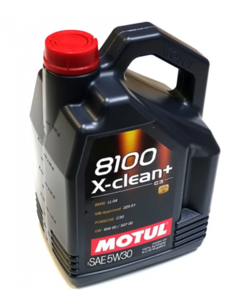 Масло моторное синтетическое Motul 8100 CLEAN + С3 5W-30 4л