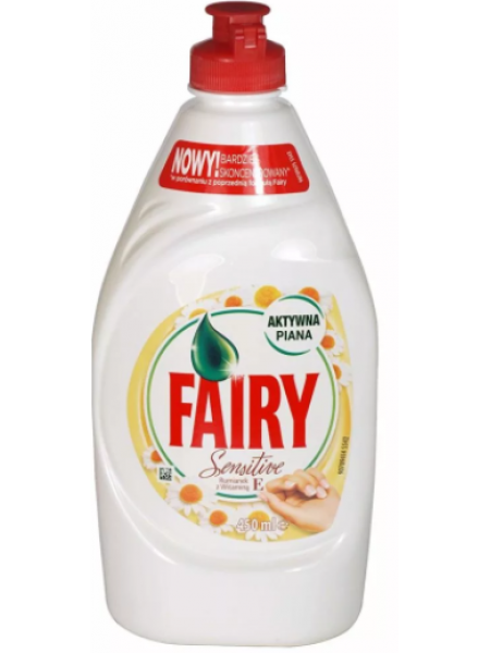 Средство для мытья посуды Fairy 450мл ромашка с витамин Е	