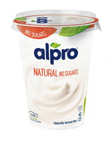 Ферментированный соевый продукт Alpro No Sugars Natural без сахара без вкусовых добавок 400г