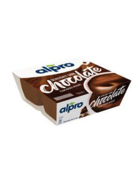 Соевый шоколадный пудинг Alpro Dark Chocolate 4x125г